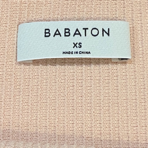 NWOT Aritzia Babaton Pink Sculpt Knit Long Tank XS - Picture 4 of 7